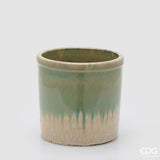 edg enzo de gasperi edg enzo de gasperi vaso glaze cilindro h 23 cm d 245 cm ceramica waterproof colore lime ean 8059824609830