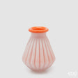 edg enzo de gasperi edg enzo de gasperi vaso righe con bordo h 20 cm d 16 cm waterproof vetro coral ean 8059824619099
