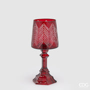 EDG Enzo De Gasperi Portavelas Abat Jour A 30 Cm D 13 Cm Rojo