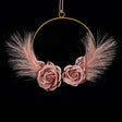 etm etm decoro cerchio 2 fiori d 20 25 cm rosa ean 8059793668418