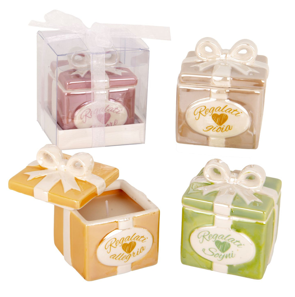 etm etm gift candela ass 7 x 7 cm h 8 cm bomboniera con box 1 pz ean 8059793664564