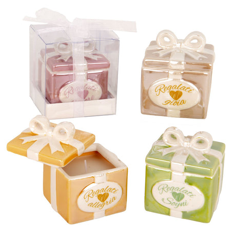 etm etm gift candela ass 7 x 7 cm h 8 cm bomboniera con box 1 pz ean 8059793664564