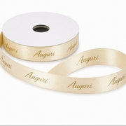 Cinta de Felicitaciones ETM Crema 15 mm x 25 mt