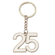 etm etm zama portachiavi 25 anni 4 cm bianco argento 12 pz ean 8059793667145