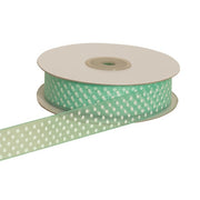 Cinta Organza Lunares 10 Mm 50 Mt Tiffany