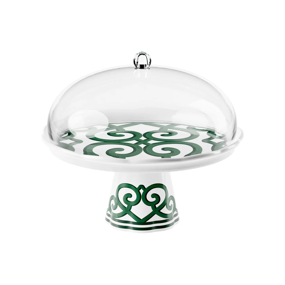 guzzini guzzini alzata con campana natalizia harmonia melamina d 304 cm h 277 cm table decor bianco verde ean 8008392412748