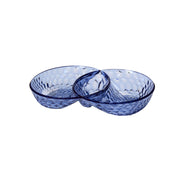 GUZZINI Bandejas Vanity 29,5 x 18,5 Cm Cristal Acrílico Azul