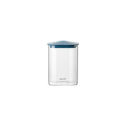 GUZZINI Bote Rectangular Fresh & Style 1.000 ml Vidrio Tapa Azul