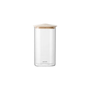 GUZZINI Tarro Rectangular Fresh & Style 1.300 Ml Cristal Tapa Beige