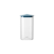 GUZZINI Frasco Rectangular Fresh & Style 1.300 Ml Vidrio Tapa Azul