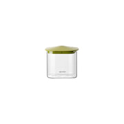 GUZZINI Frasco Rectangular Fresh & Style 1.300 Ml Vidrio Tapa Verde