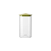 GUZZINI Tarro Rectangular Fresh & Style 1.300 Ml Vidrio Tapa Verde