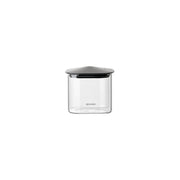 GUZZINI Tarro Rectangular Fresh & Style 600 ml Vidrio Tapa Negra