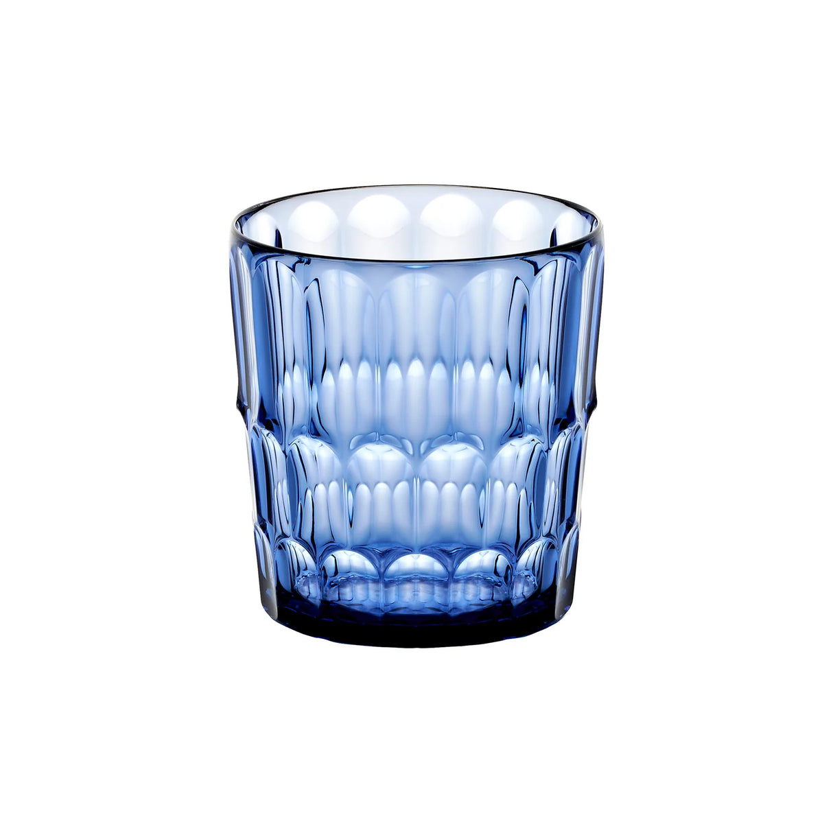 guzzini guzzini bicchiere basso decoro 2 vanity bio based d 85 cm 360 cc blu ean 8008392396239