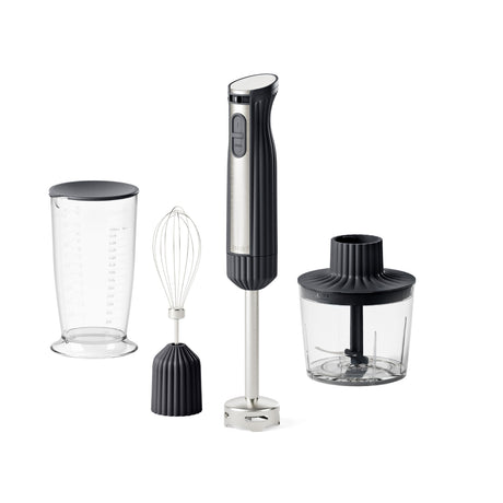 guzzini guzzini frullatore a immersione con accessori sous chef antracite mixer a immersione design moderno per cucina ean 8008392424093