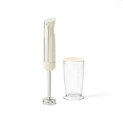 GUZZINI Batidora de Inmersión con Vaso Graduado y Tapa Sous Chef Crema – Mixer Diseño Moderno para Cocina