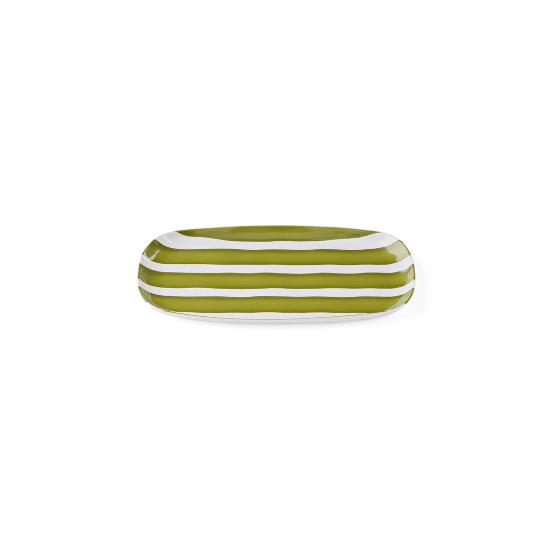 guzzini guzzini vassoio m riviera melamina 35 x 19 cm bianco verde ean 8008392427117