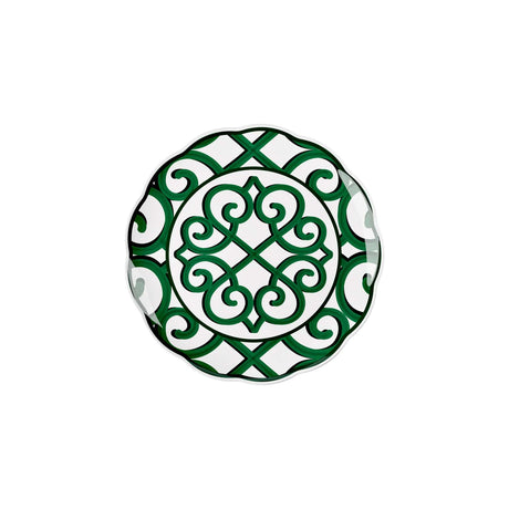 guzzini guzzini vassoio tondo grande natalizio harmonia melamina d 4550 cm table decor bianco verde ean 8008392412861