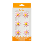 Karma Margaritas Bicolor Rosa en Azúcar Paquete de 6