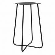 Base Tabla Aries Negra Acero L'Arcolaio H 73 cm