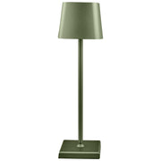 L'Arcolaio Lámpara Touch Square Pro H 38 Cm 10 x 10 Cm Oliva