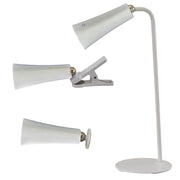 L'Arcolaio Lámpara Triangle de Lectura LED 14,5 x 6,5 x 38,2 cm Blanca
