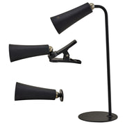 La Lámpara Triangle de Lectura LED L'Arcolaio 14,5 x 6,5 x 38,2 cm Negro