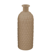 L'Arcolaio Matt Botella Nido de Abeja 7,2 x 7,2 x 20,2 Cm Bomboniera / Centrotavola Gris Pizarra