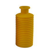 El Jarrazo Florero Mate Rayas 9,5 x 9,5 x 21,3 Cm Bomboniera / Centrotavola Amarillo