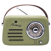 L'Arcolaio Radio Vintage Bluetooth 22 x 9 x 19 Cm Verde
