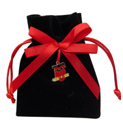 La Arcolaio Bolsa con Búho 9 x 12 Cm Portaconfetti Graduación Negro 12 Pz