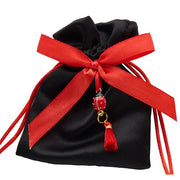 Bolsa LadyBug L'Arcolaio 9x12 cm Grado Negro – Bombonera Elegante 12 Uds