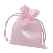 Sachet Organza Brillante L'Arcolaio 9x12 cm Portaconfetti Rosa – Bomboniera Elegante 12 Pz