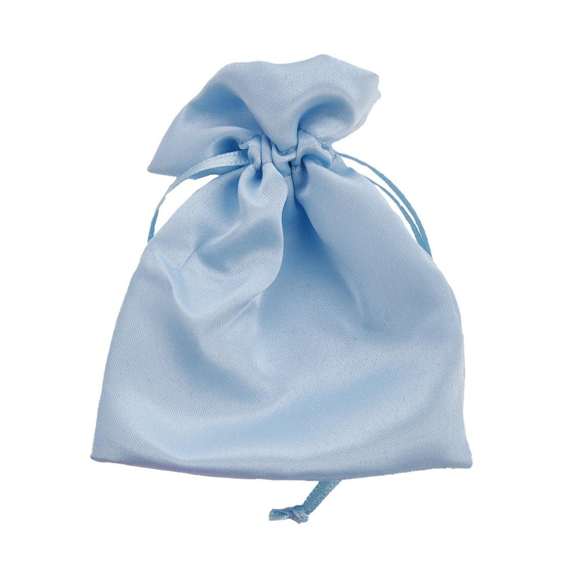 larcolaio larcolaio sacchetto raso 9x12 cm portacanfetti celeste bomboniera elegante 12 pz ean 8054751444387
