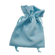 Bolsa de Raso L'Arcolaio 9x12 cm Portaconfites Turquesa – Bombonera Elegante 12 Uds