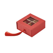 La Caja de Degustación Telada L'Arcolaio 8 x 8 x 4 cm Portaconfites Roja 1 Uds