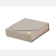 L'Arcolaio Scatola Liscia Portaconfetti 13 x 13 x 4 Cm Bomboniera Tortora 1 Pz