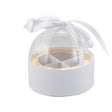 larcolaio larcolaio scatola plastica bomboniera d 8 cm portaconfetti bianco 1 pz ean 8059558631237