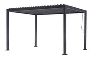 Pérgola Bioclimática Vulcano 3x4 m Antracita Aluminio L'Arcolaio