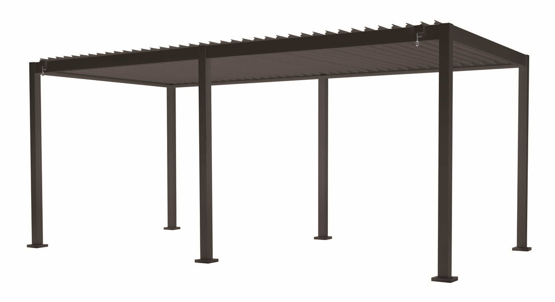 Pérgola Bioclimática Vulcano 3x6 m Antracita Aluminio L'Arcolaio