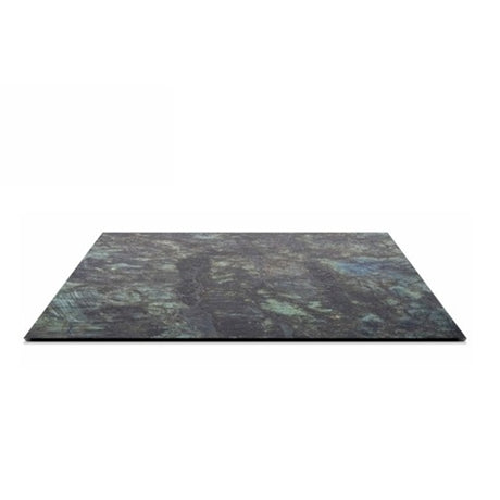 Piano tavolo HPL 70×70 cm sp. 10 mm finitura Forest Green Geo verde pietra, antigraffio. Made in Italy per bar e ristoranti