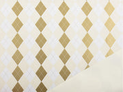 L'Arcolaio Rollo Carrete decoración Navidad H 1 Mt L 25 Mt Ppl Oro