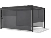 Toldo Enrollable L'Arcolaio Pérgola Textilene 4 m Antracita