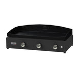 le marquier le marquier plancha a gas pure 375 noire 75 x 40 cm piastra professionale in acciaio ean 3339380144019