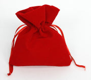 Linea Due Elle Sacchetto Tessuto 10 x 12 Cm Rosso 12 Pz