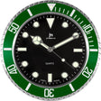 lowell lowell orologio da parete al quarzo cassa acciaio indici luminiscenti d 338 cm verde