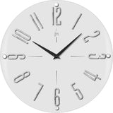 lowell lowell orologio da parete quarzo mdf vetro d 3940 cm bianco ean 8008457731067