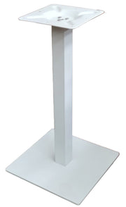 Base de Mesa Moia Greenwood Placa Plana Acero Pintado Blanco