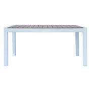 Moia Greenwood Mallorca Mesa Extensible Blanca Resin Wood 160/210 cm