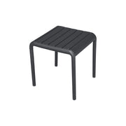 Moia Greenwood Mesita 45 x 45 Cm en Polipropileno Antracita con Fibra de Vidrio – Outdoor Design Moderno